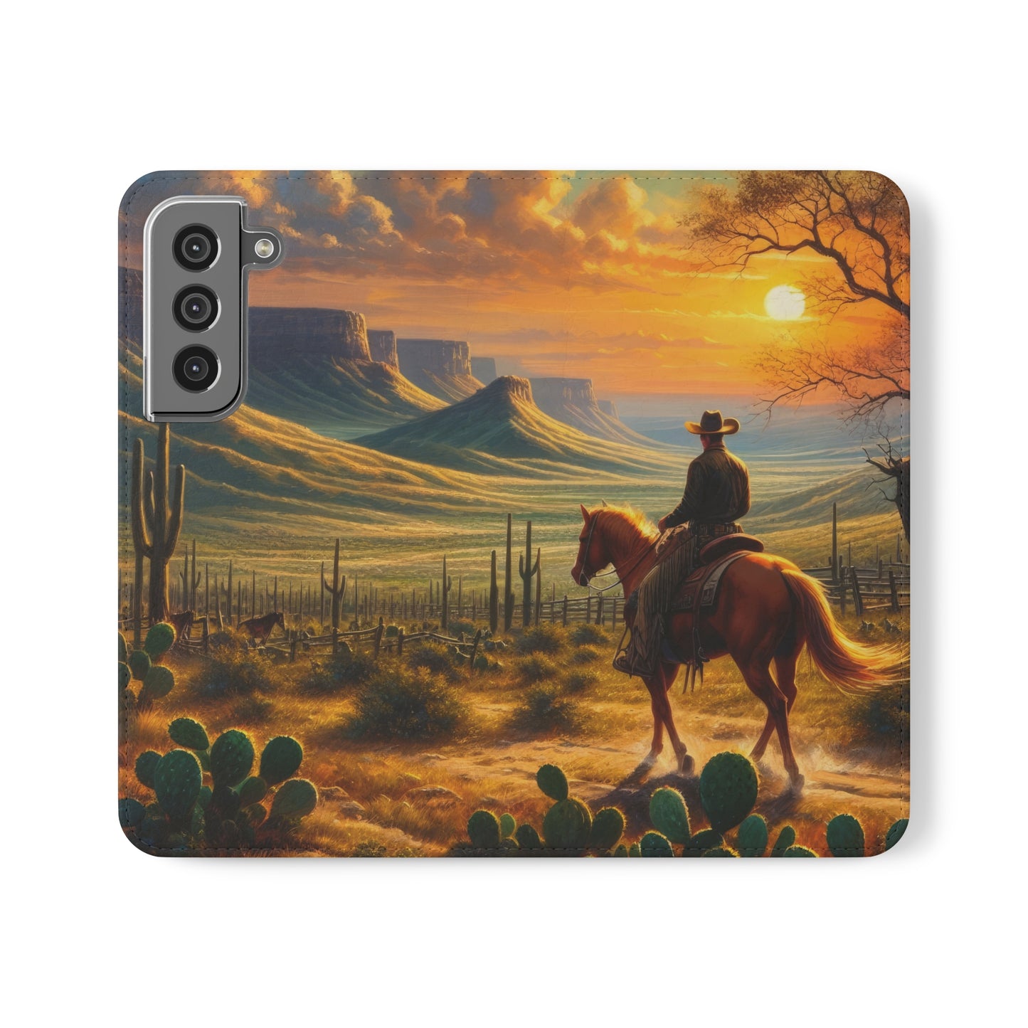 Texas Sunset Flip Cases