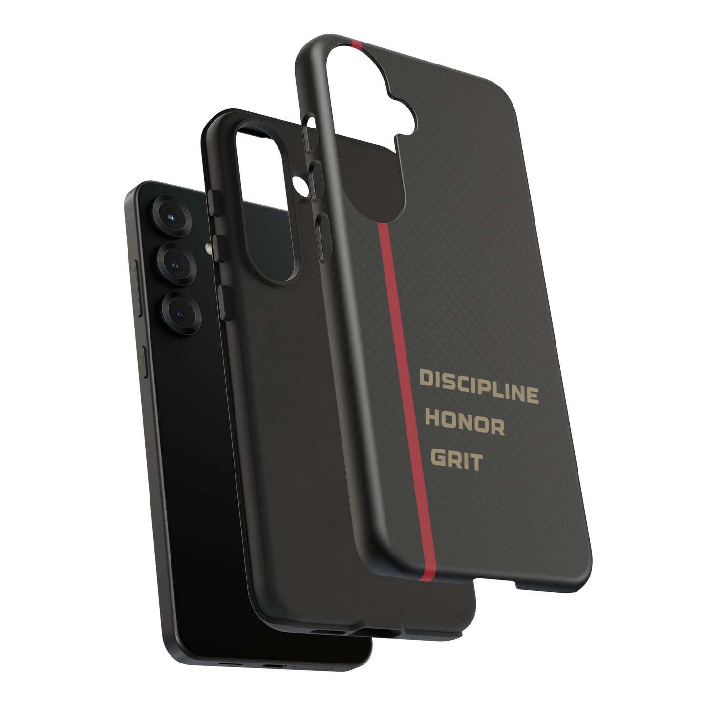Discipline, Honor, Grit Impact-Resistant Phone Case