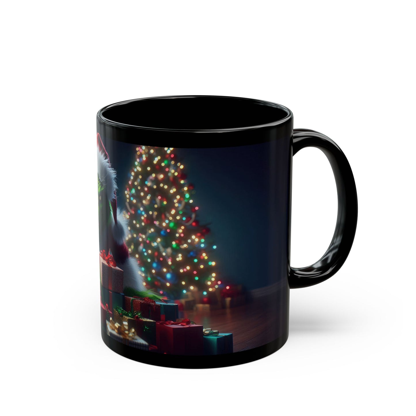 Secret Santa Black Mug - 11oz, 15oz