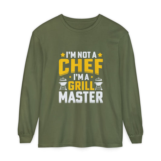 Grill Master Long Sleeve T-Shirt - Perfect Gift for BBQ Lovers