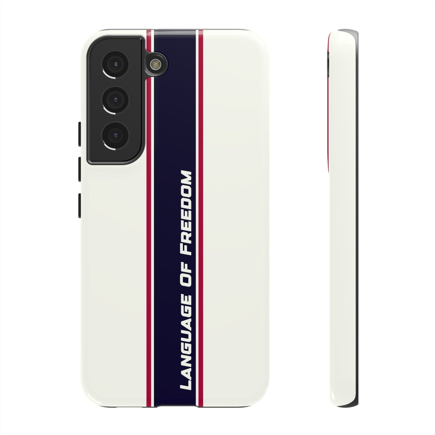 Language of Freedom Tough Case – Minimalist Design