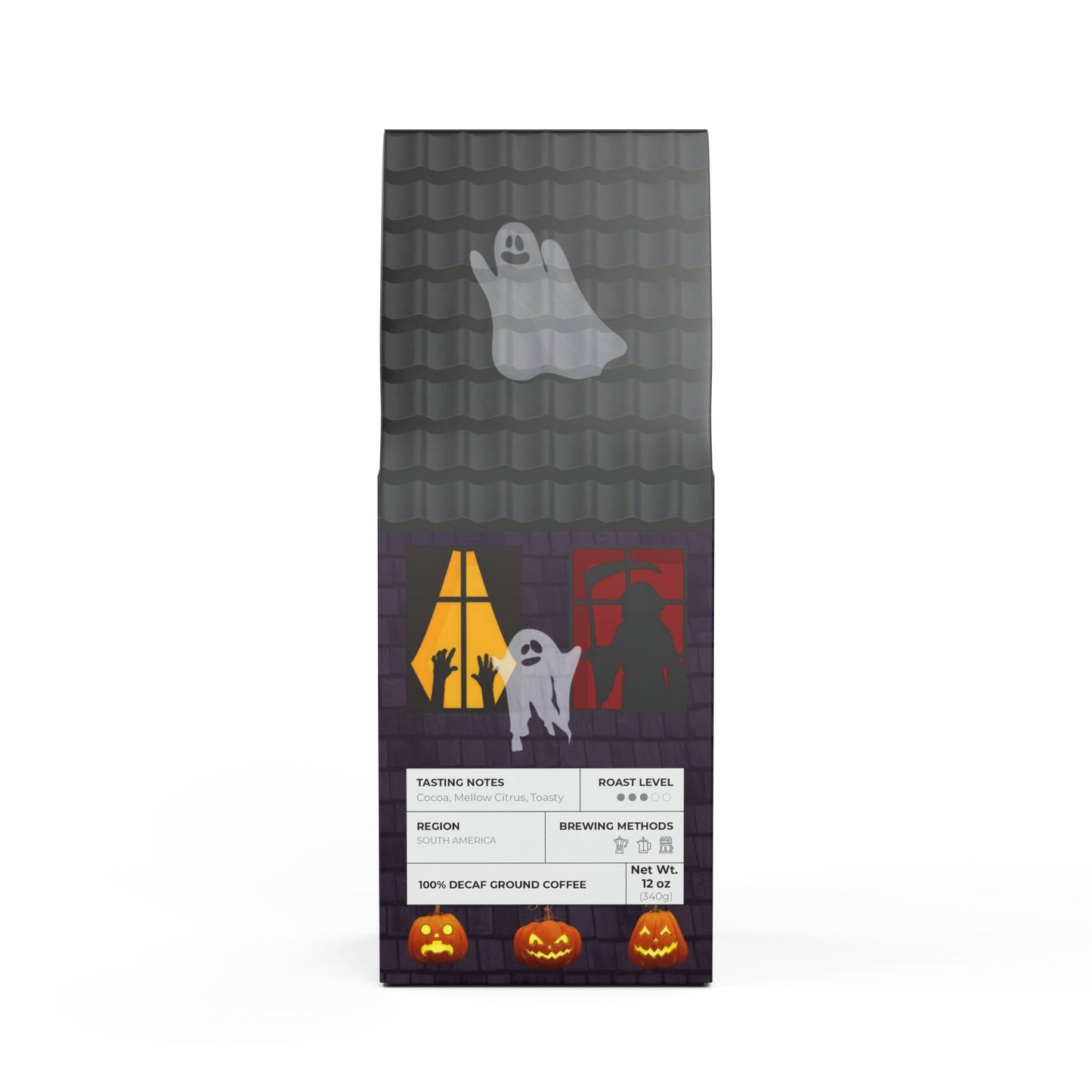 Cursed Cocoa Decaf, Trapper Peak Decaf Coffee Blend