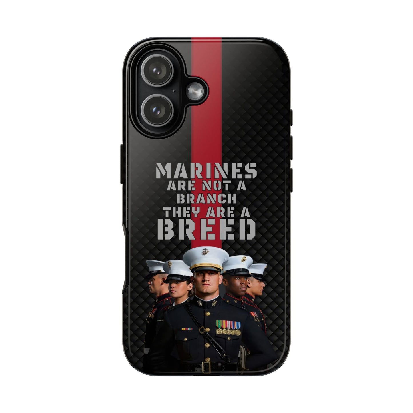 Marine Corps Tough iPhone Case - Proud Military Supporter