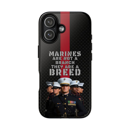 Marine Corps Tough iPhone Case - Proud Military Supporter