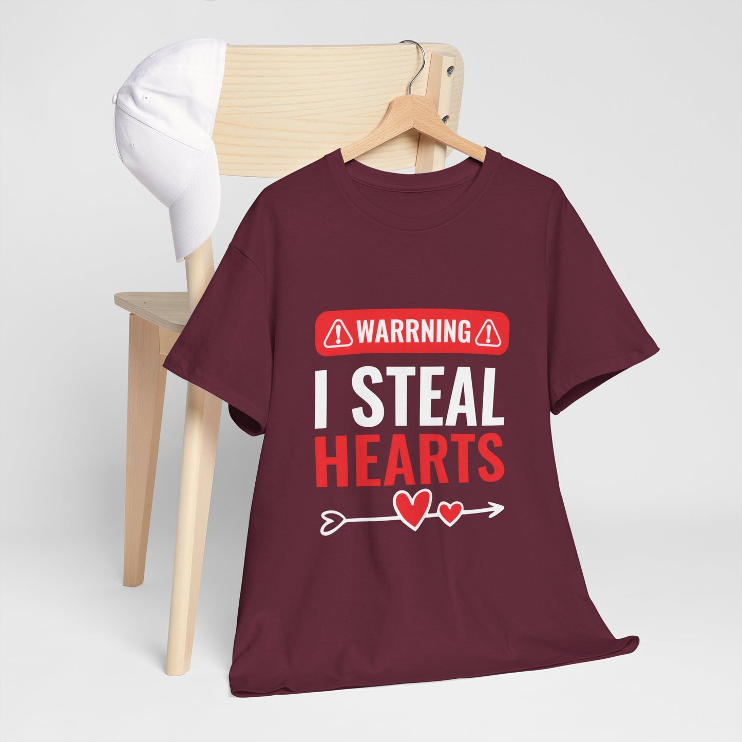 Warning I Steal Hearts Tee