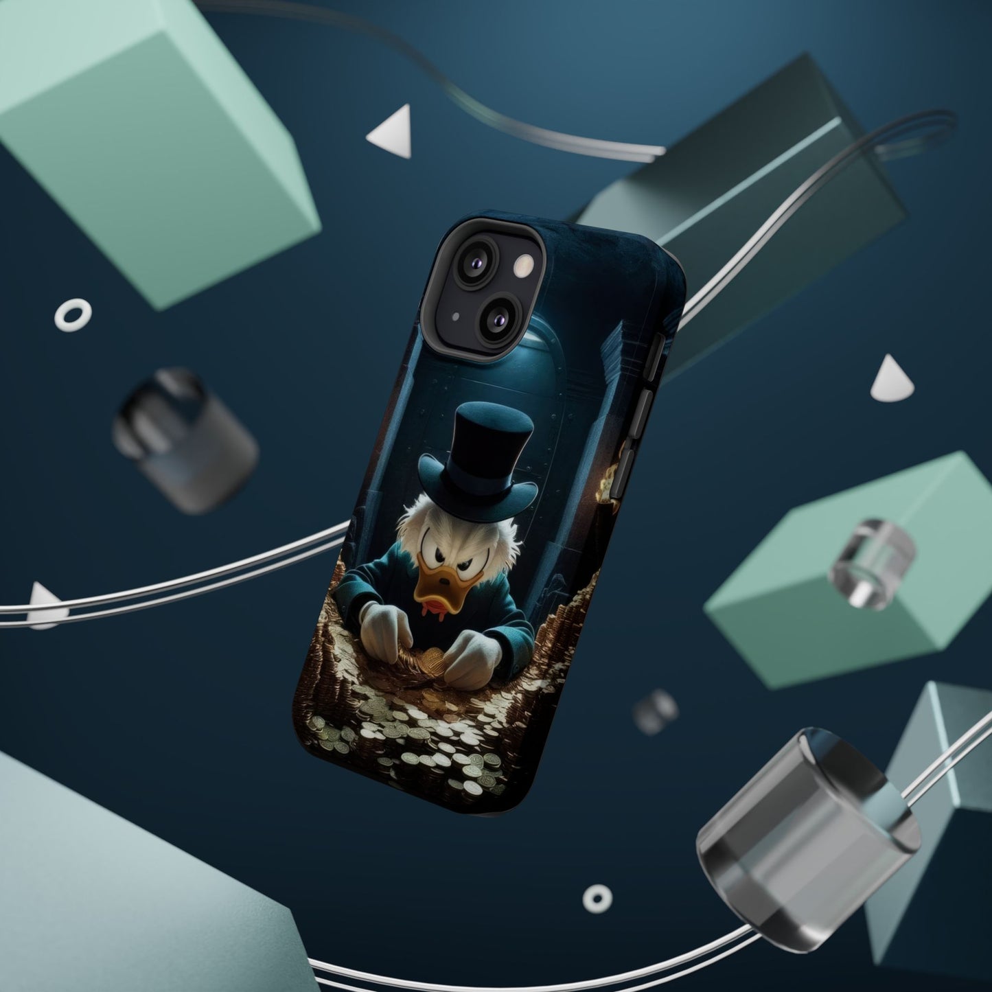 Magnetic Phone Case - Scrooge McDuck Design