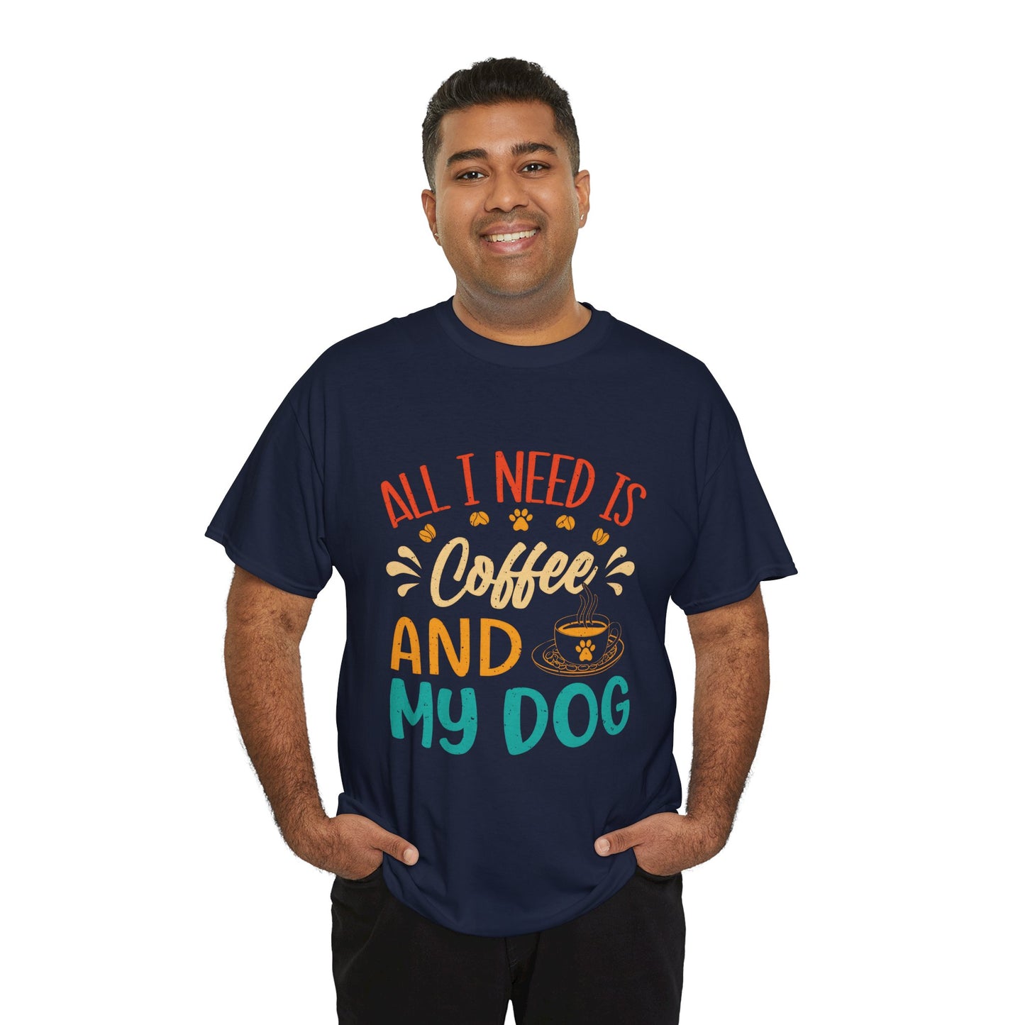Coffee and Dog Lover Unisex Tee - Perfect Gift for Pet Owners