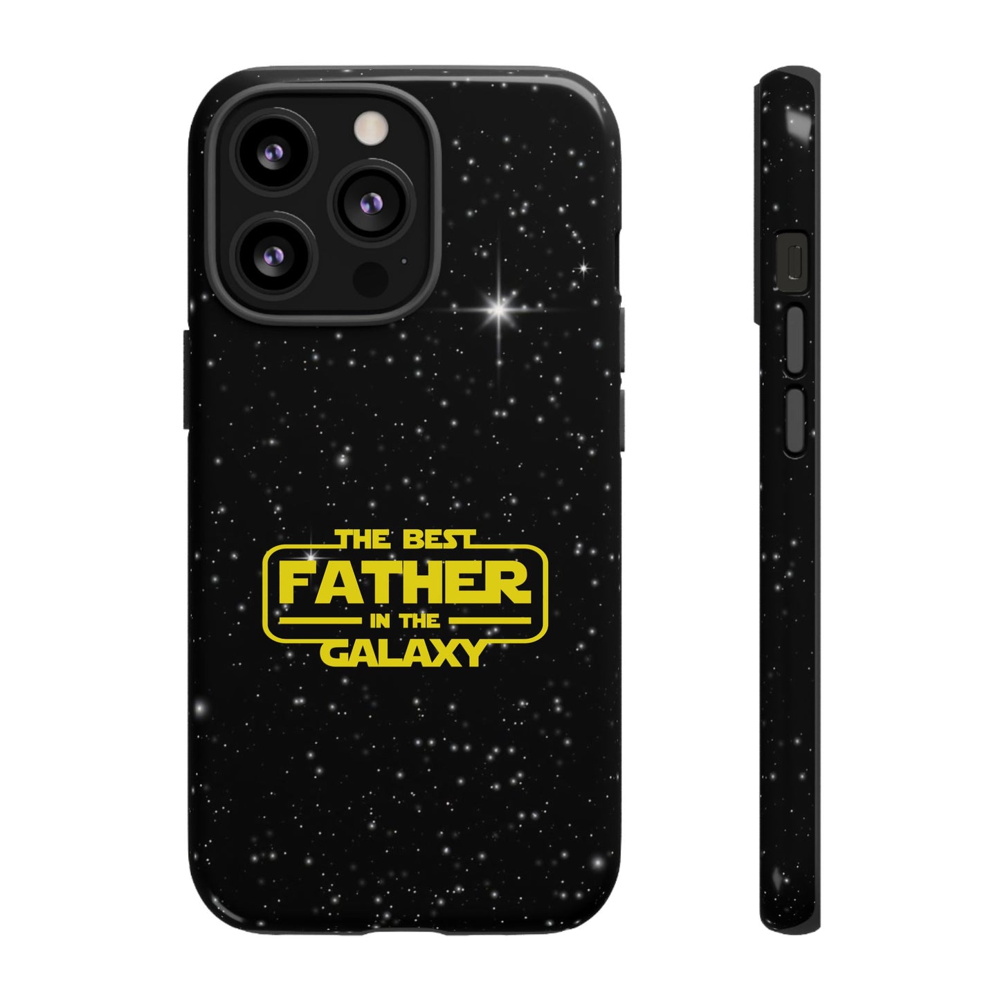 Galaxy-Themed iPhone Tough Case - Perfect Gift for the Best Father