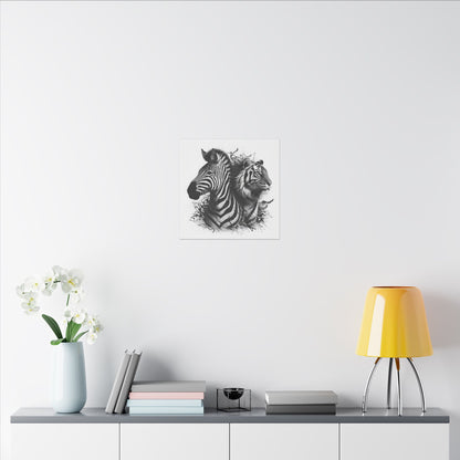 Stripes and Shadows - Canvas Print