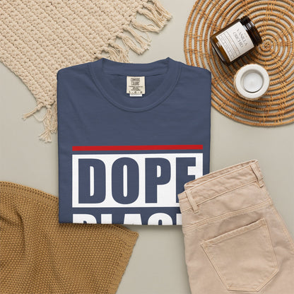 Dope Black Dad Garment-Dyed T-Shirt | Cool Dad Apparel
