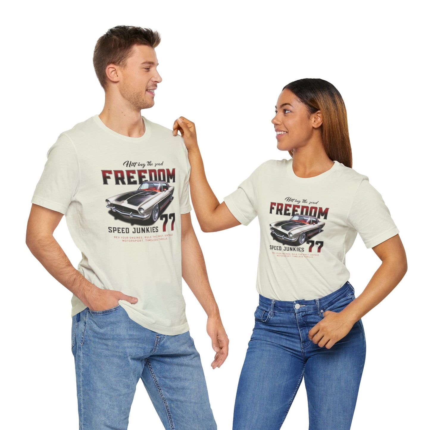 Hitting The Road Freedom Unisex Jersey Short Sleeve Tee