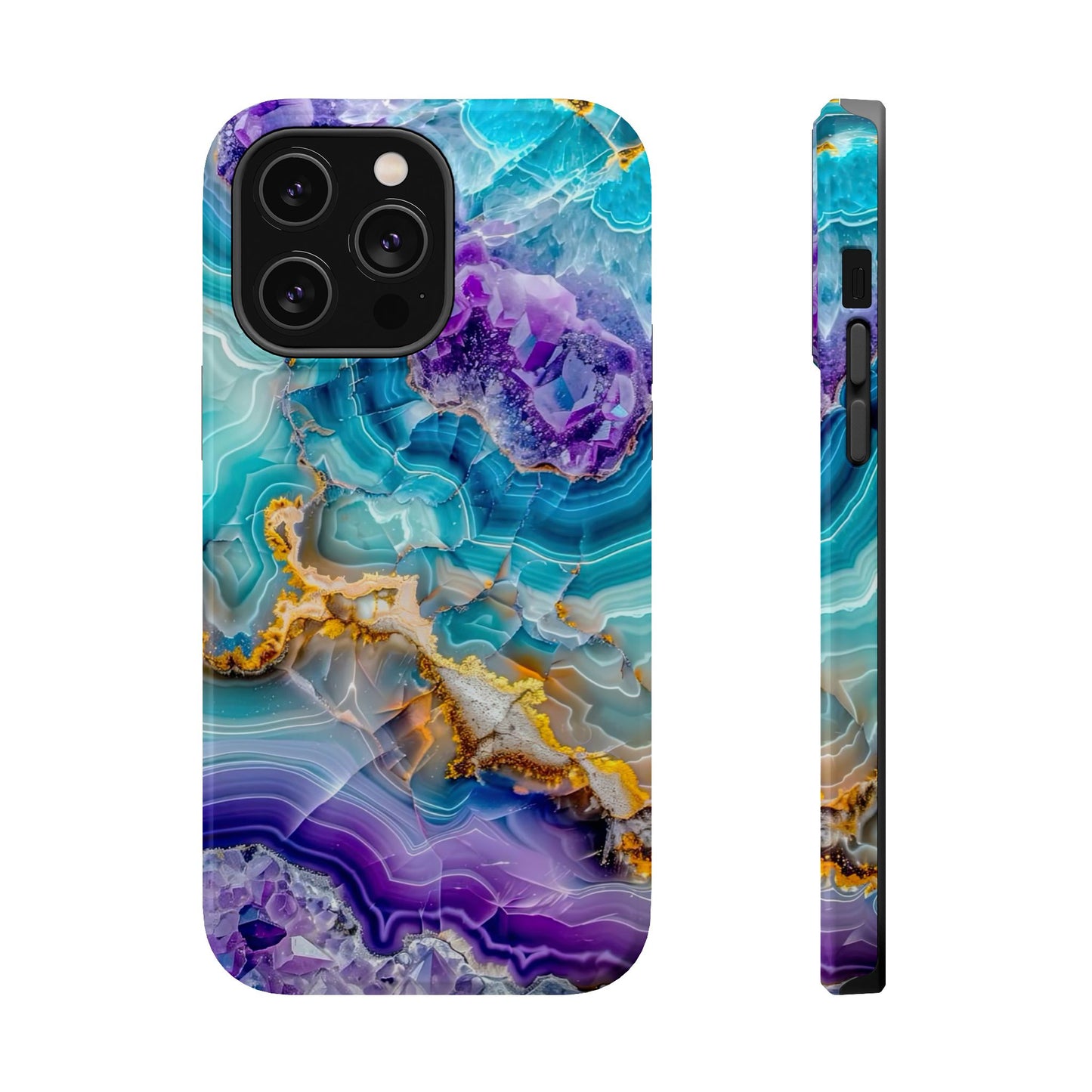 Blue Agate Magnetic Phone Case