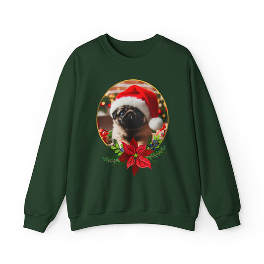 Pug Sweatshirt: Unisex, Heavy blend