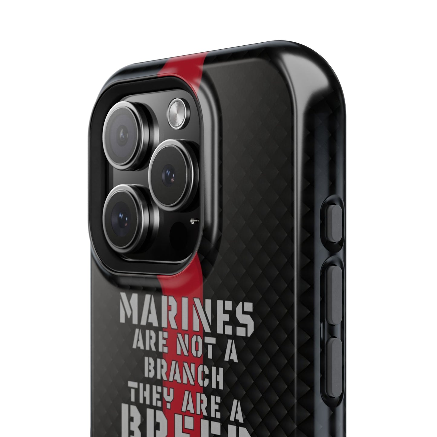 Marines Magnetic Tough Case - "Not a Branch, a Breed" Military iPhone Cover