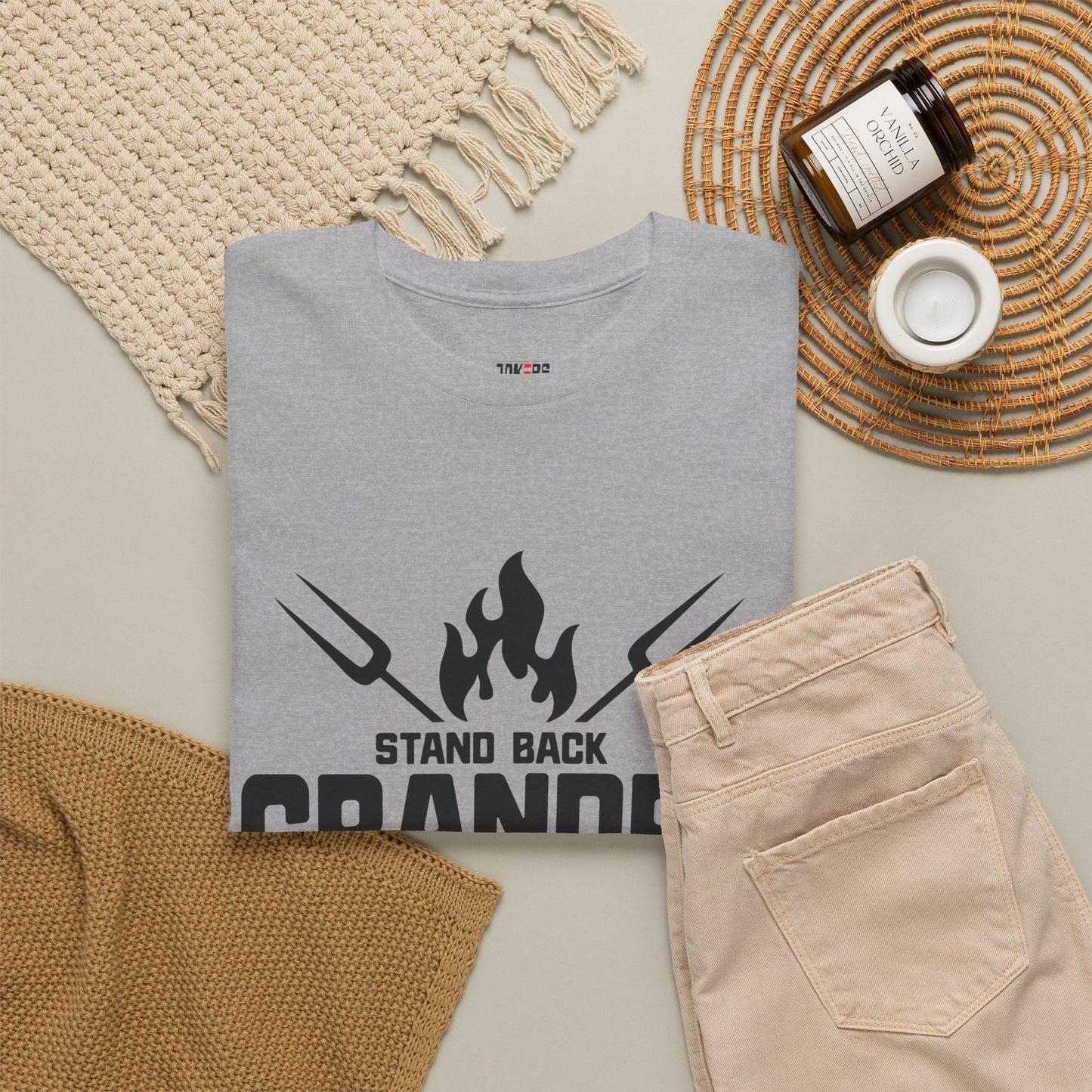 Funny Grilling Grandpa Tee - Heavy Cotton Shirt