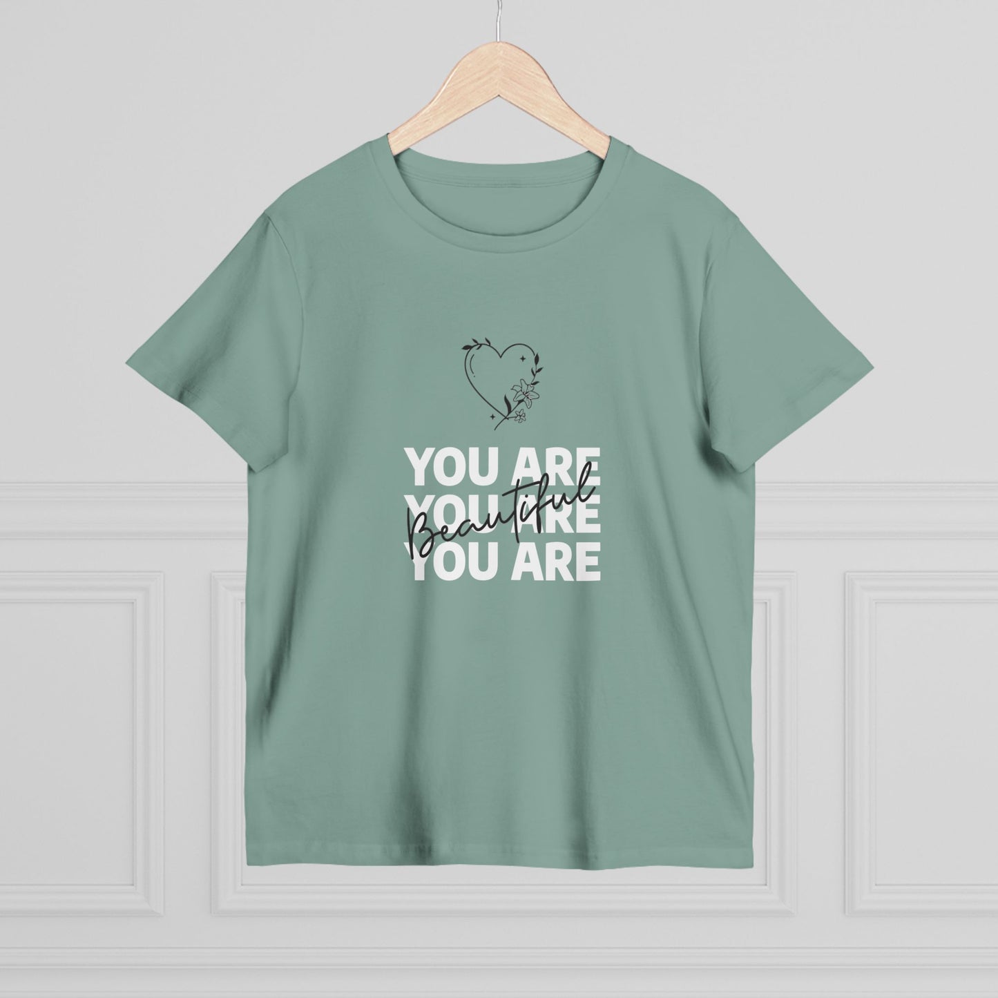 You Are Beautiful Women’s Maple Tee