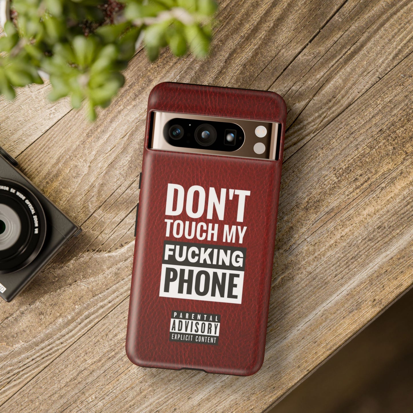 Funny Tough Case – Don't Touch My Phone Design