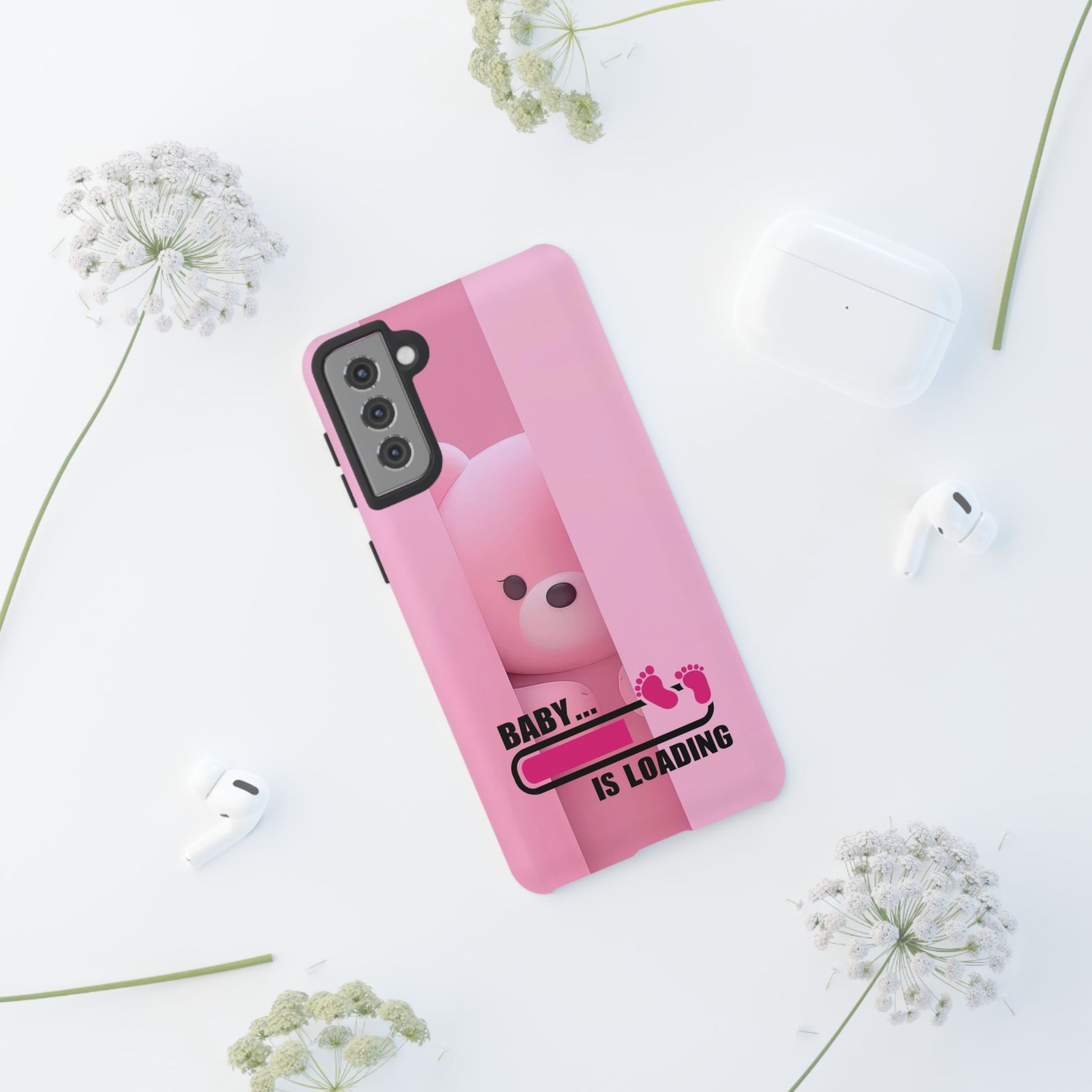 Cute Baby Loading Tough Case - Expecting Parents Accessory