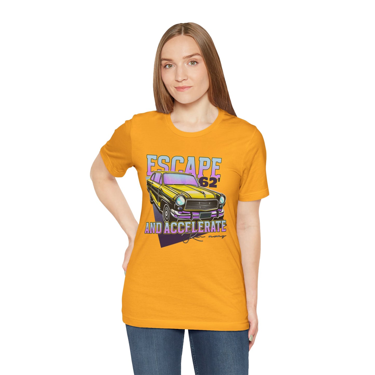 Escape And Accelerate Unisex Jersey Short Sleeve Tee