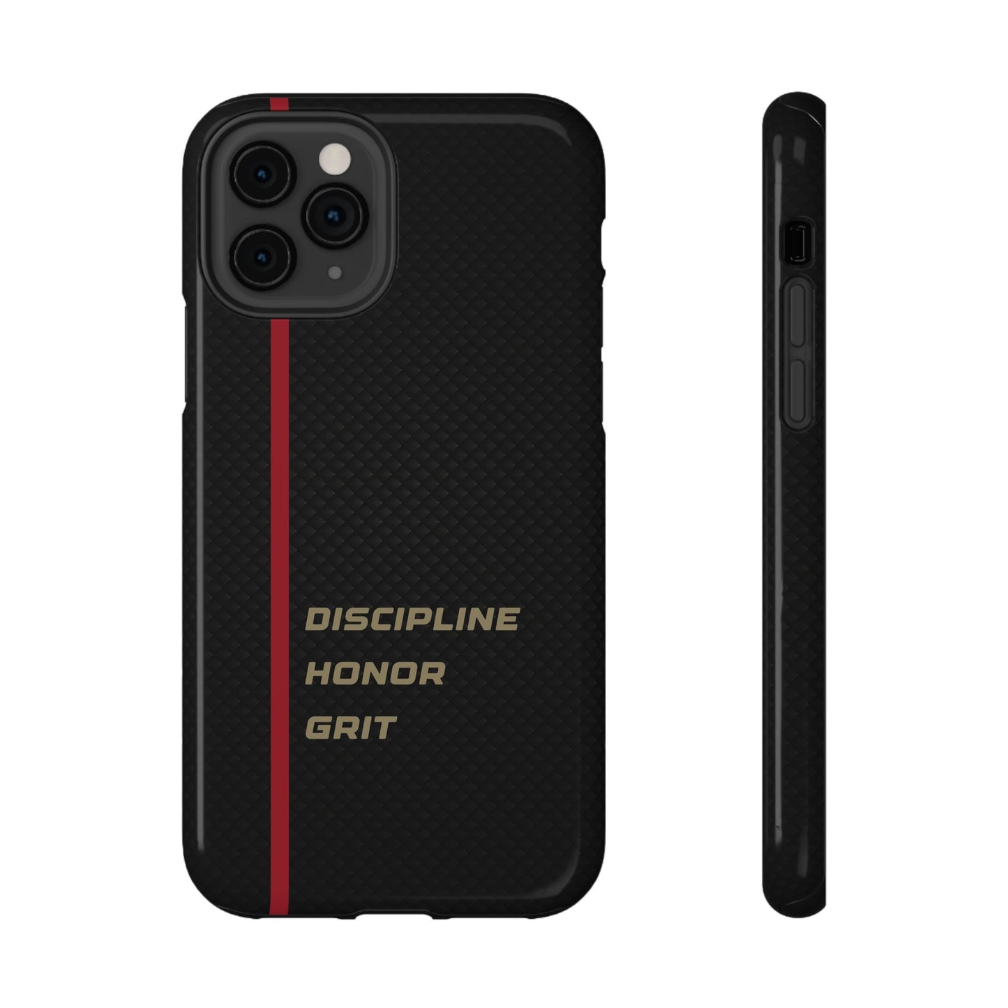 Discipline, Honor, Grit Impact-Resistant Phone Case