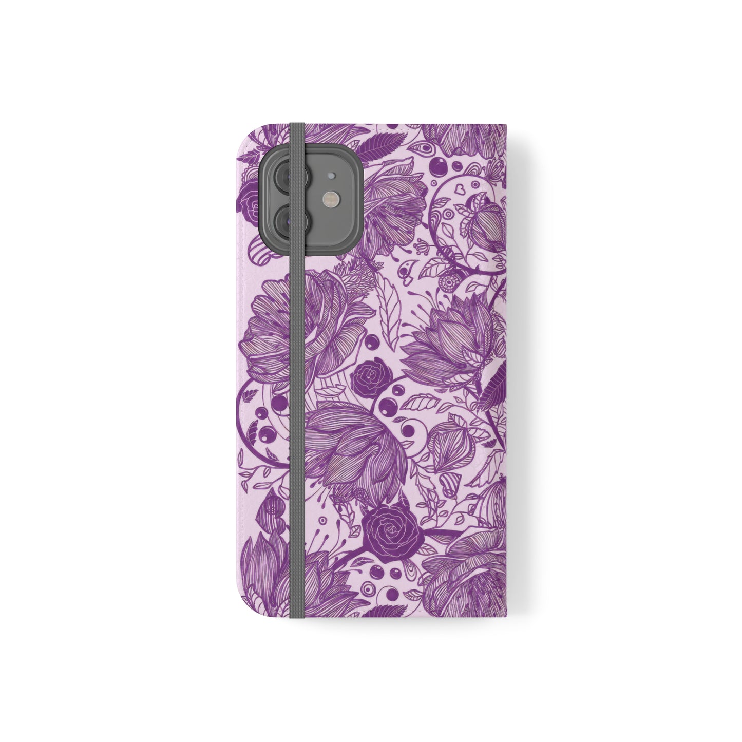 Graphical Garden: Purple Edition Flip Cases