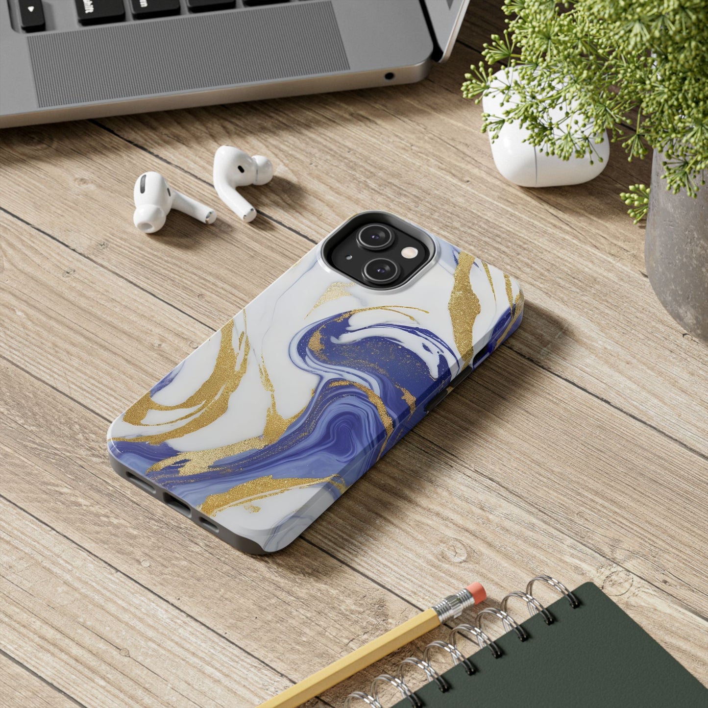 Elegant Marble Phone Case, Stylish Tech Accessory