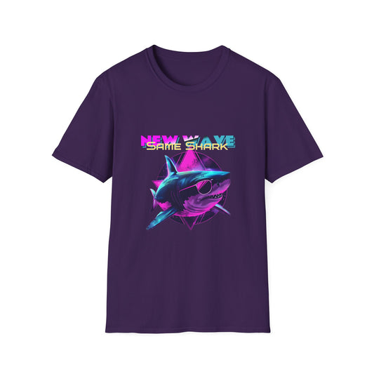 New Wave Same Shark Unisex Softstyle T-Shirt