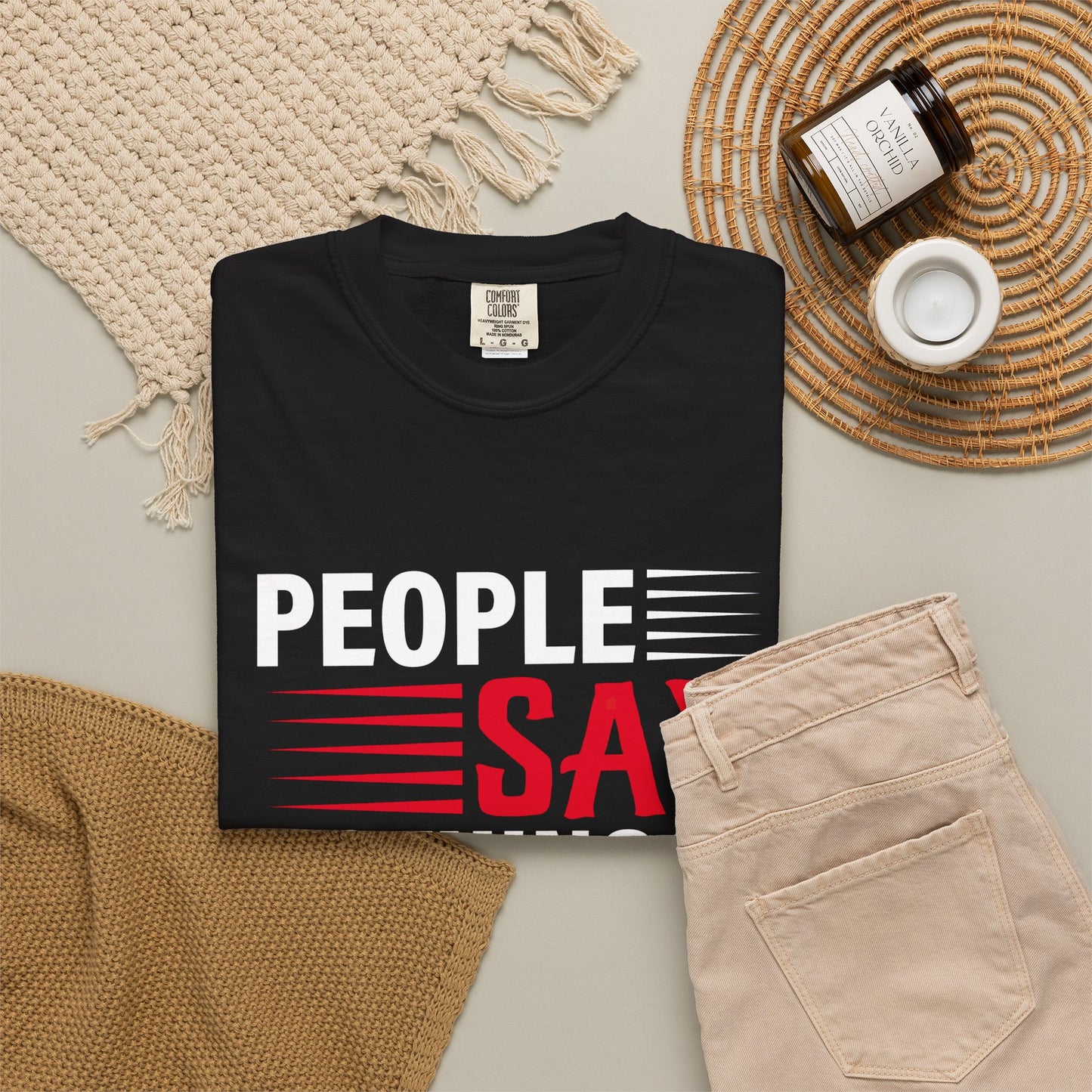 People Say Nothing Is Impossible T-shirt - Funny Casual Wear