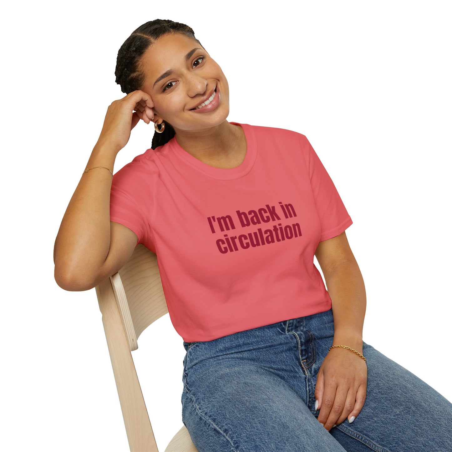 I'm Back In Circulacion Unisex Softstyle T-Shirt