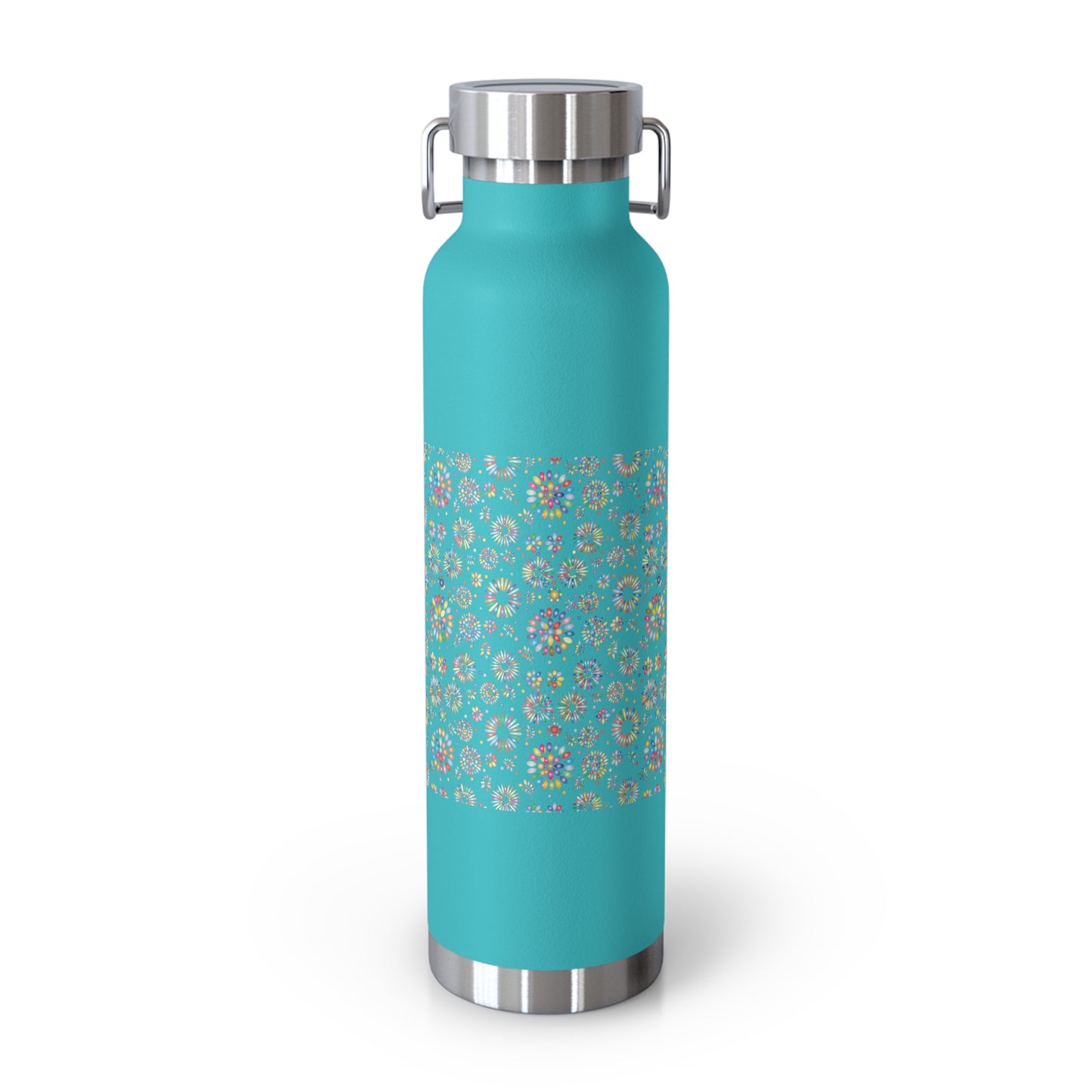 Vibrant Vibes Copper Vacuum Insulated Bottle, 22oz