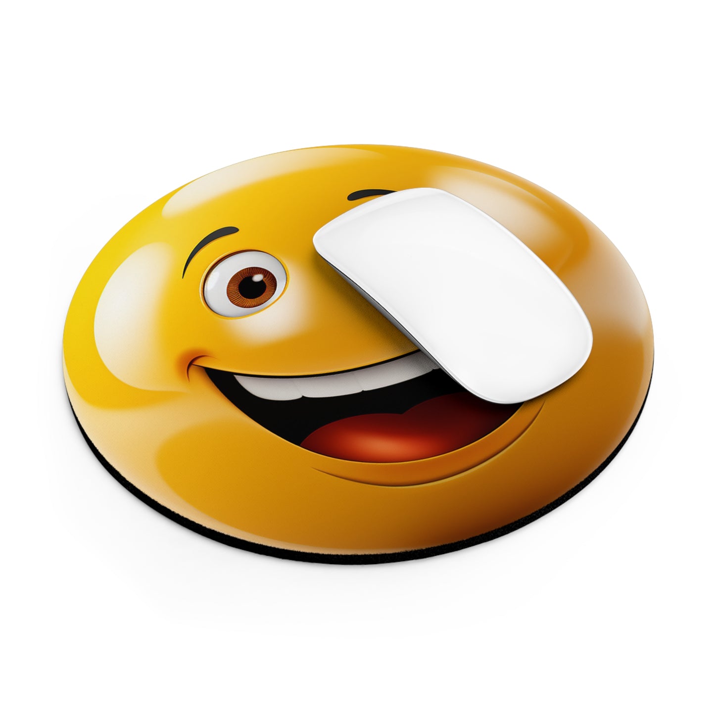 Happy Emoji Mouse Pad