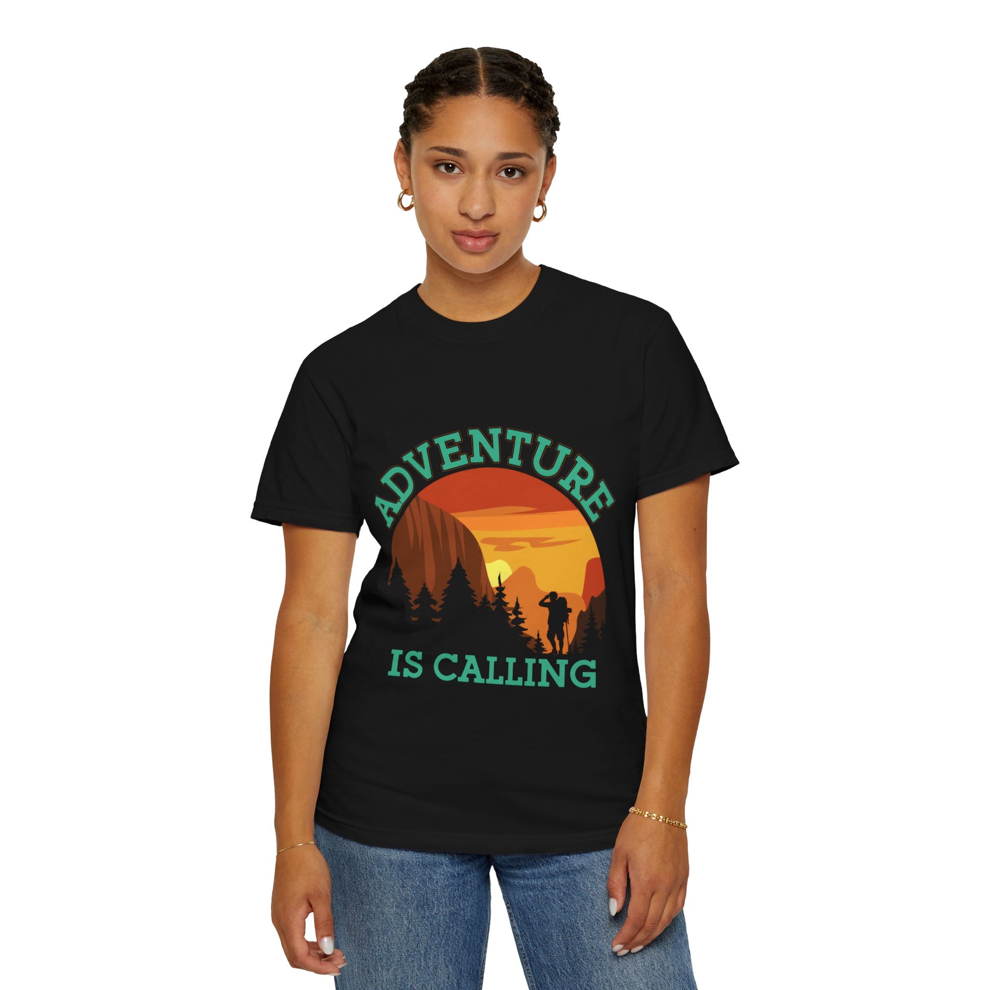 Adventure is Calling Unisex Garment-Dyed T-Shirt