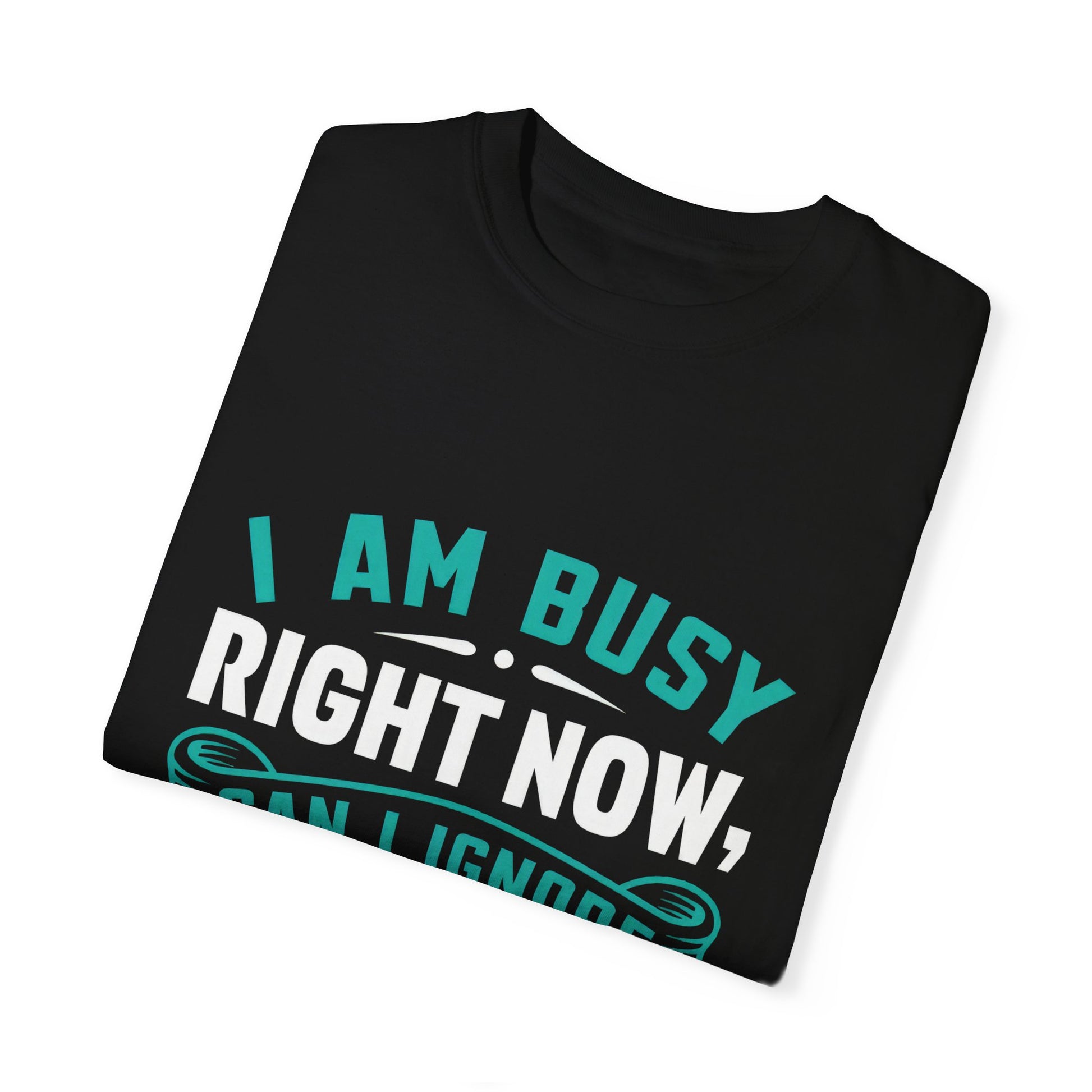 Funny Unisex T-Shirt - 'I Am Busy Right Now, Can I Ignore You Some Other Time?'