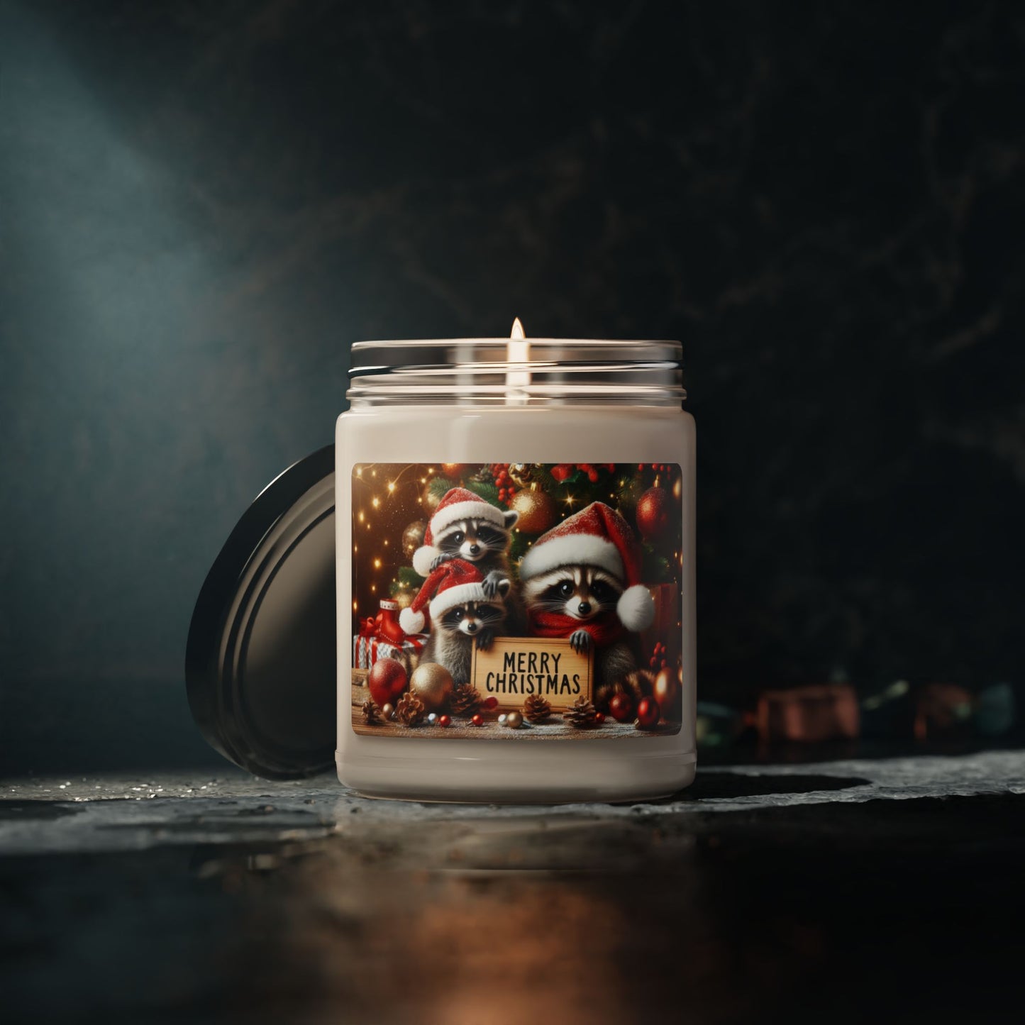 Festive Fur Family Scented Soy Candle, 9oz