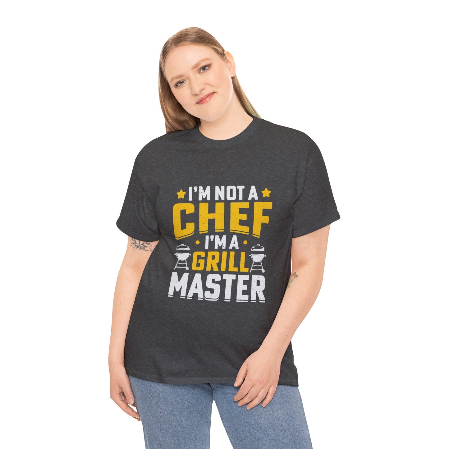 Grill Master Unisex Heavy Cotton Tee - Perfect Gift for BBQ Lovers