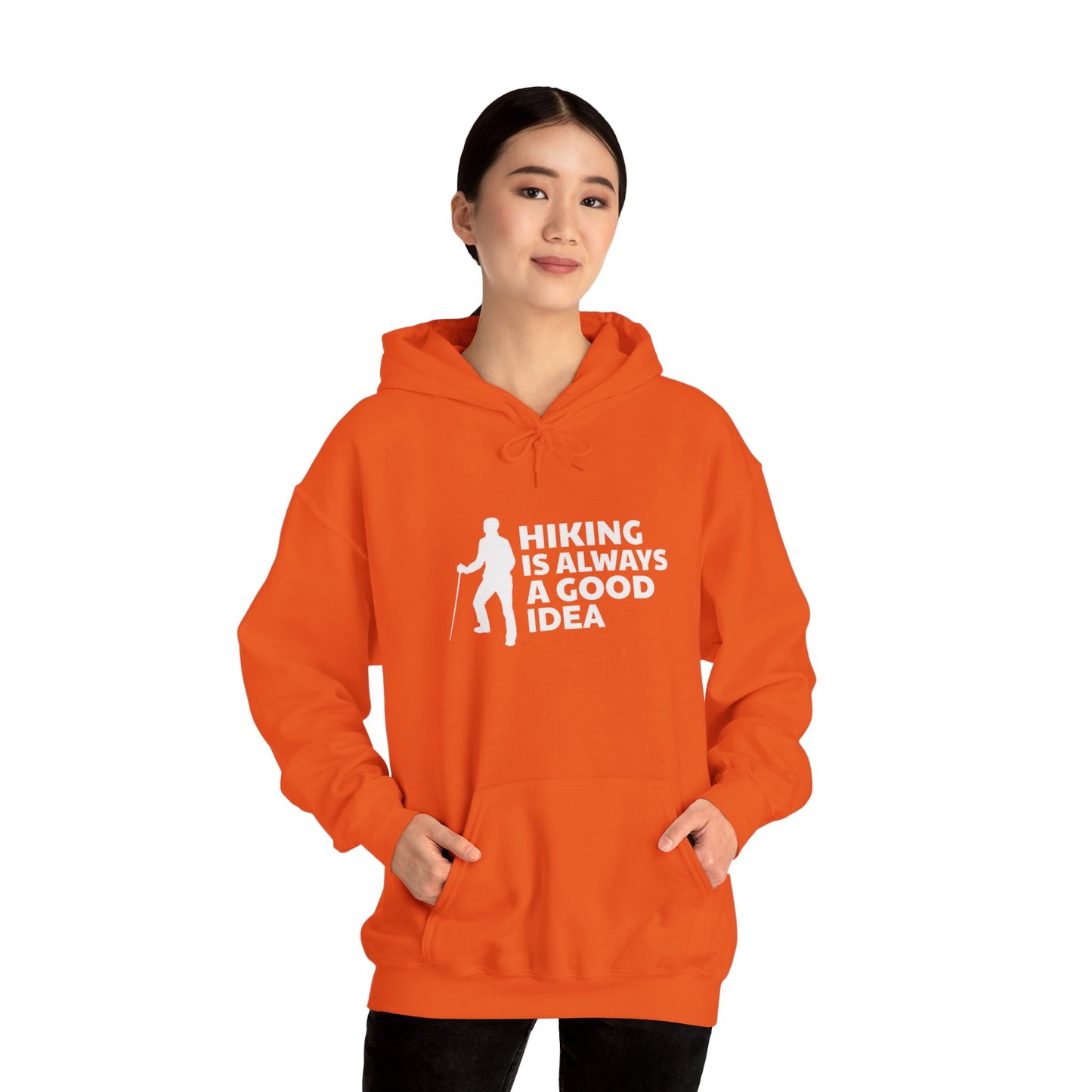 Hiking Is Always A Good Idea Unisex Heavy Blend™ Hooded Sweatshirt