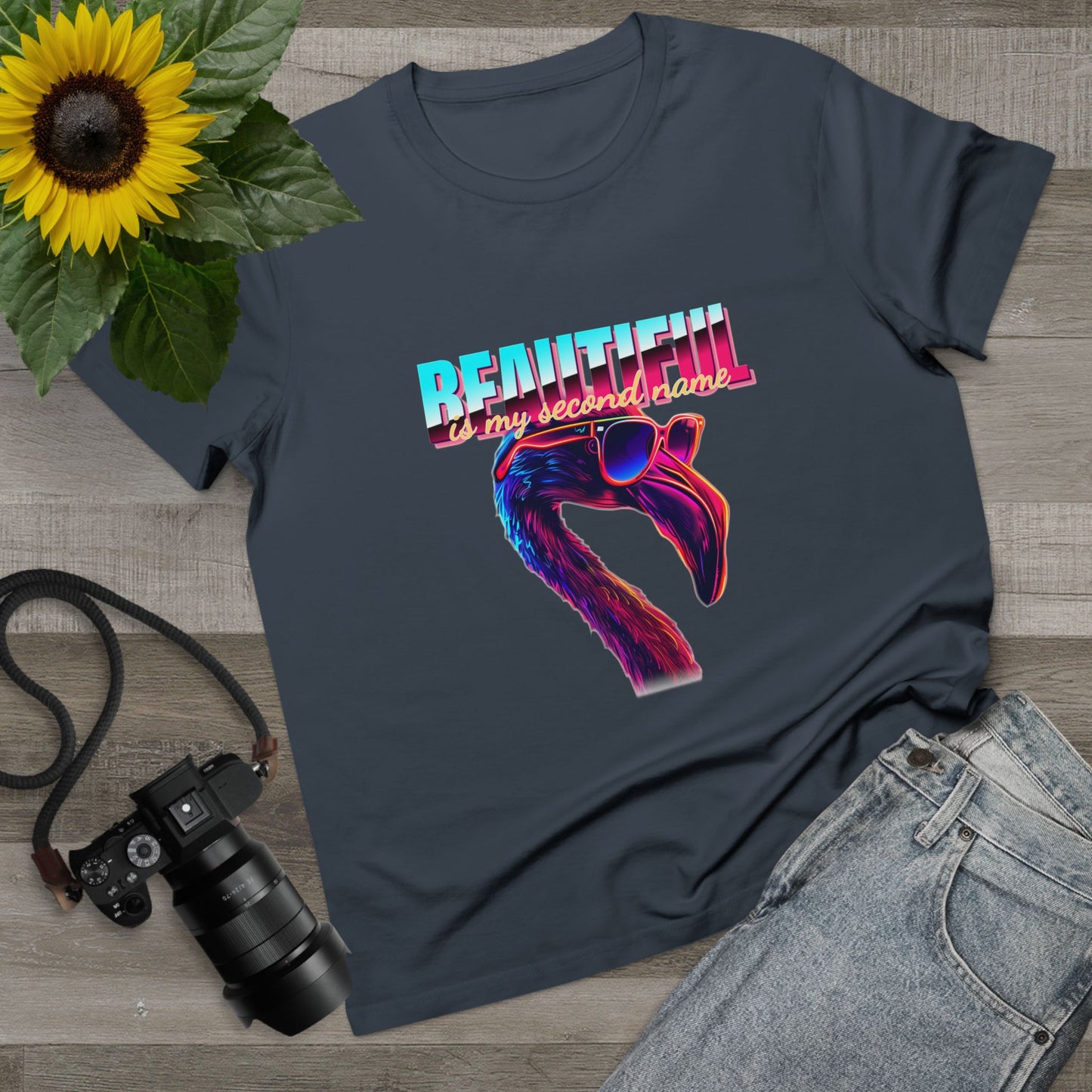 Beautiful Is My Second Name Women’s Maple Tee