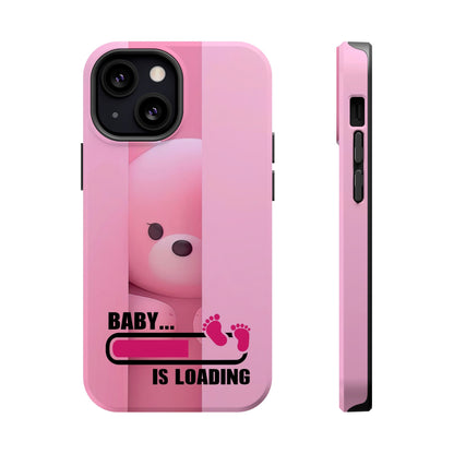 Cute Baby Loading Magnetic Phone Case, Expecting Parents Gift