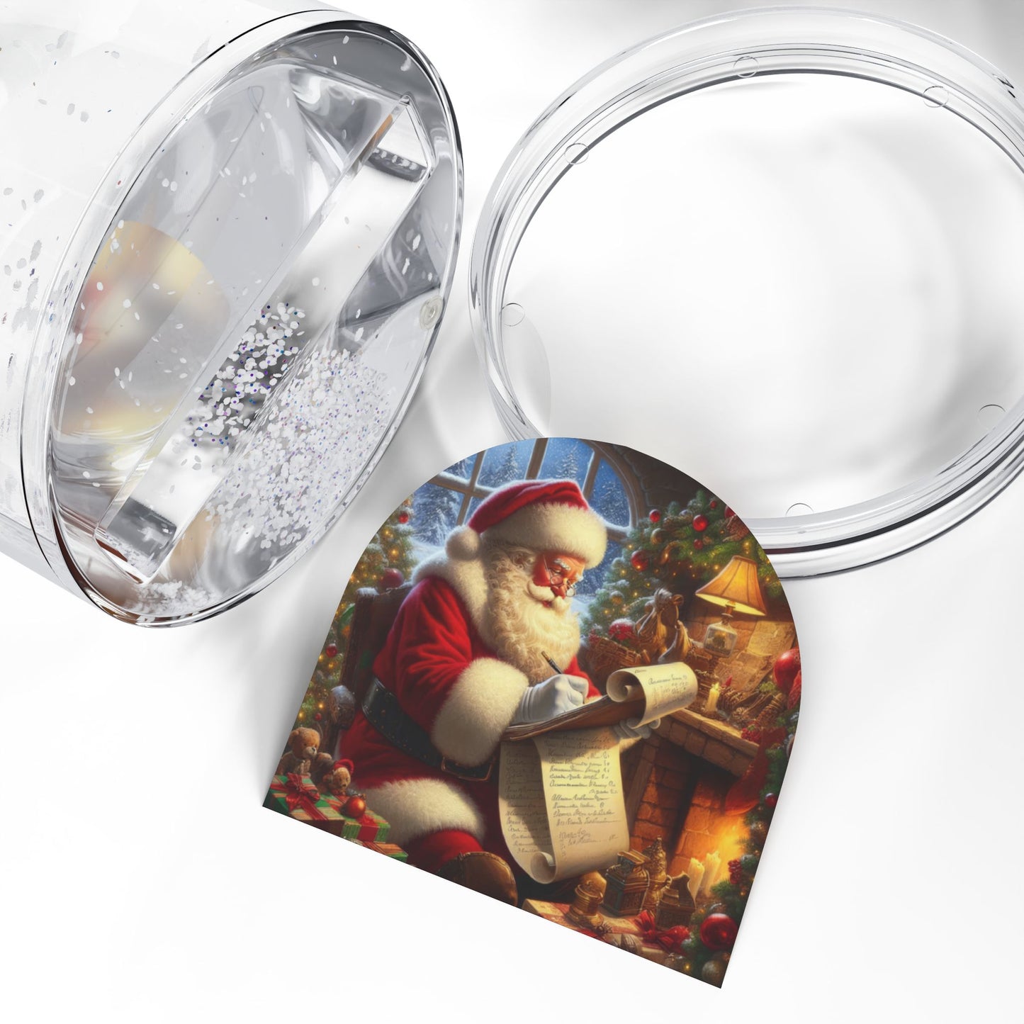 The Naughty or Nice Review Snow Globe