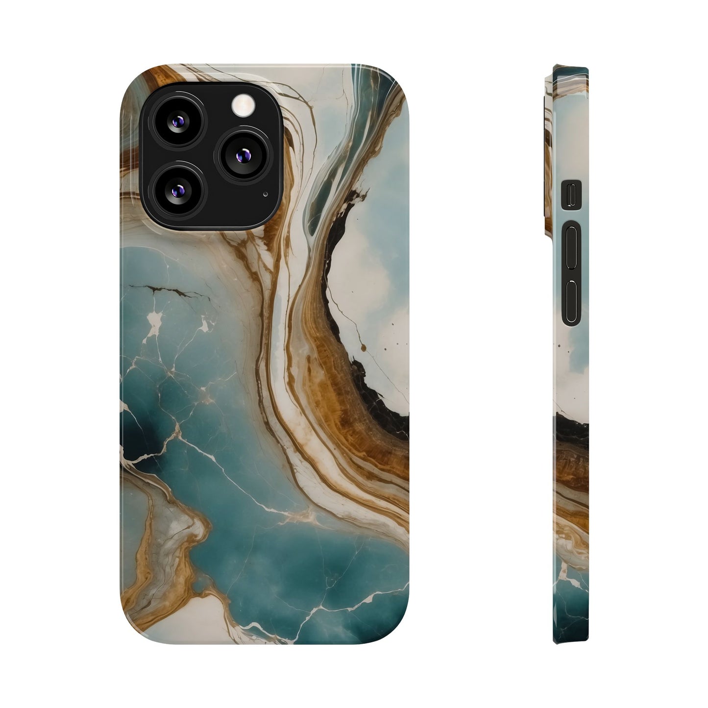 Marble Slim Phone Case, Stylish Protective Cover
