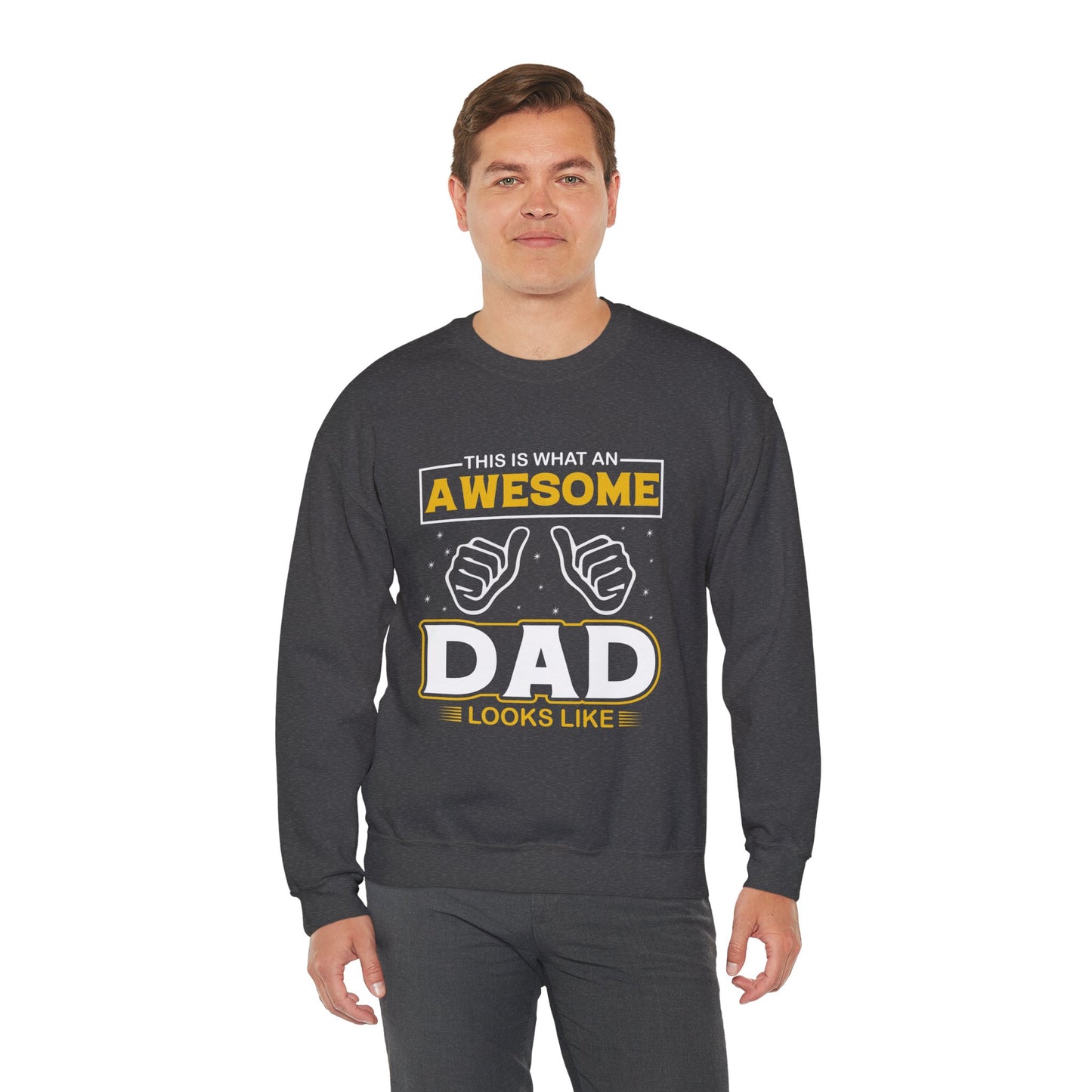 Awesome Dad Unisex Crewneck Sweatshirt