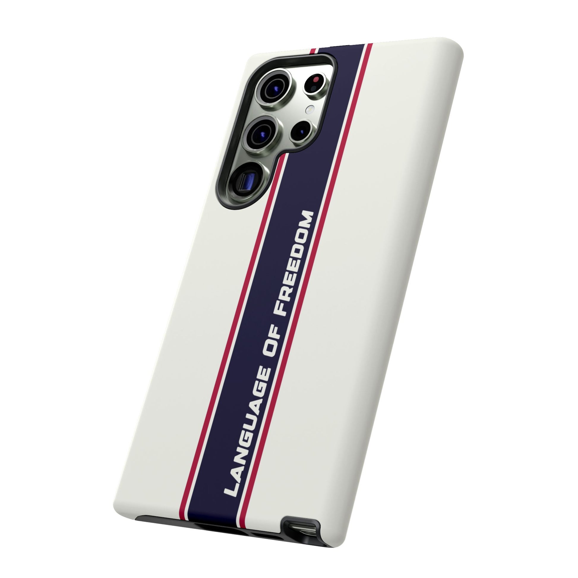 Language of Freedom Tough Case – Minimalist Design