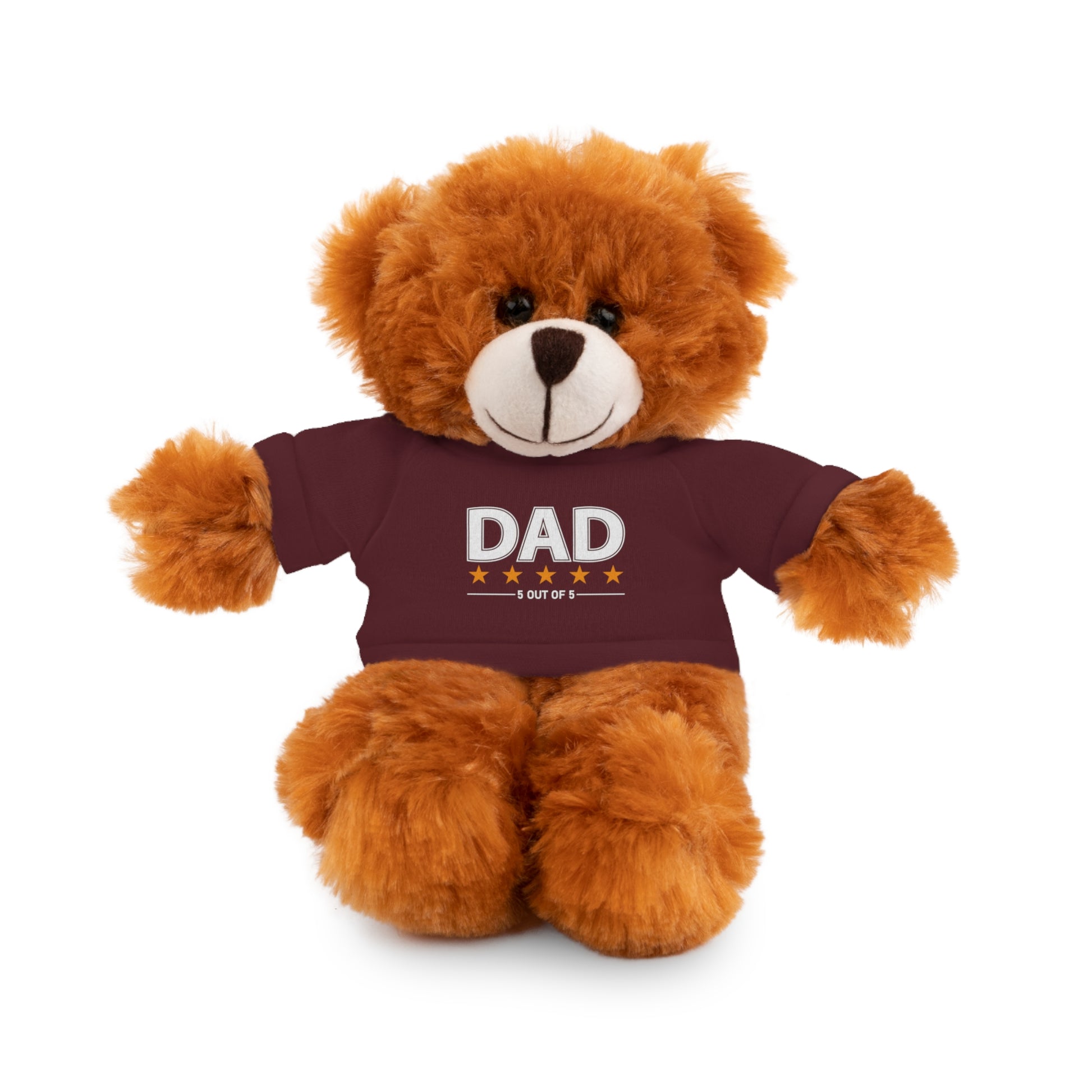 Stuffed Animal with T-Shirt, Gift for Dad