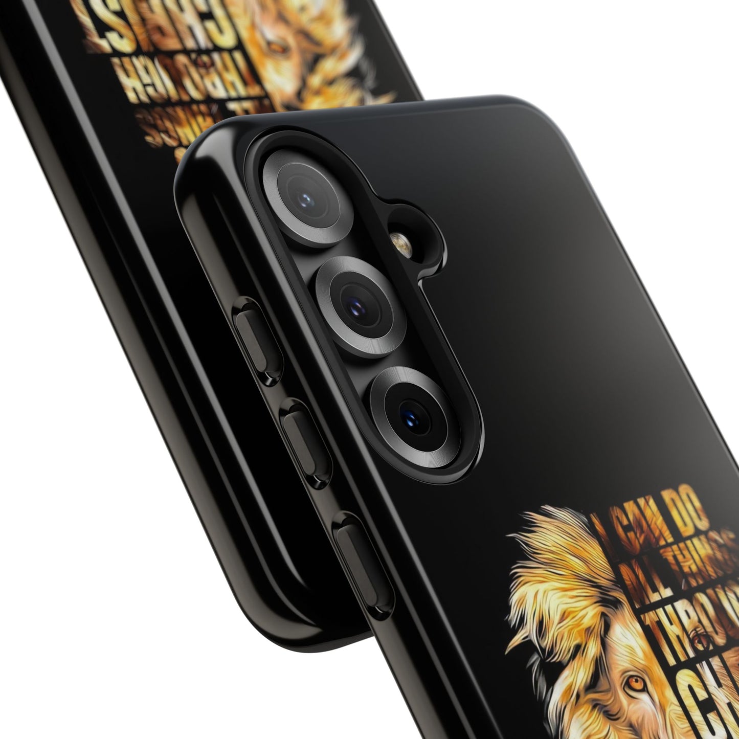 Inspirational Lion  Samsung Phone Case, Strength & Faith, Christian Accessories