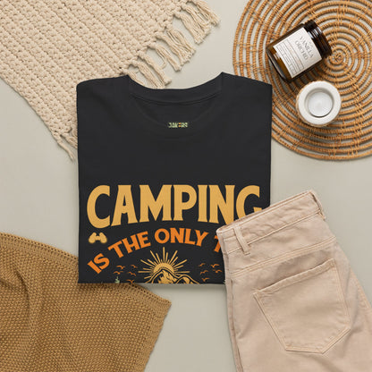 Camping Vibes Unisex Heavy Cotton Tee - "Being Dirty is a Good Thing"