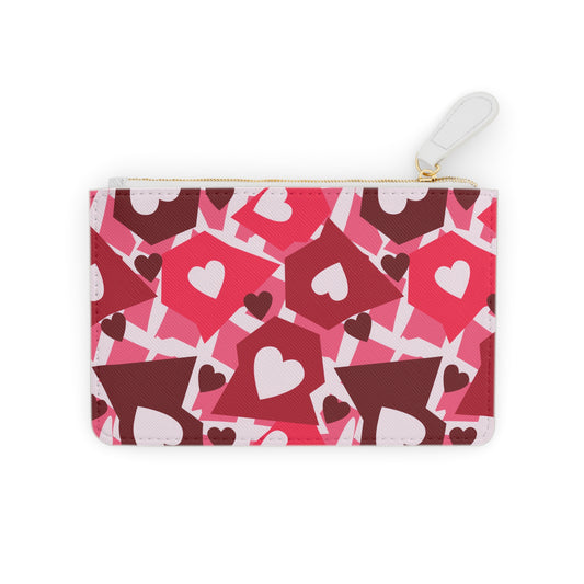 Love in Style: Retro Hearts Mini Clutch Bag