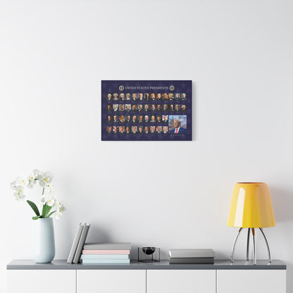 US Presidens Gallery Canvas Art Print, 2025