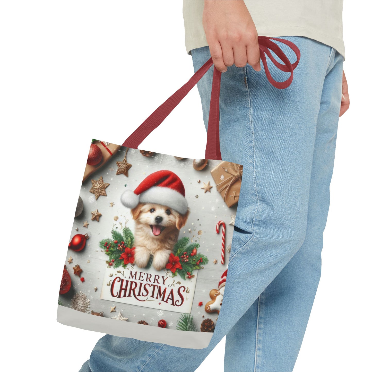 Jingle Paws Tote Bag (AOP)