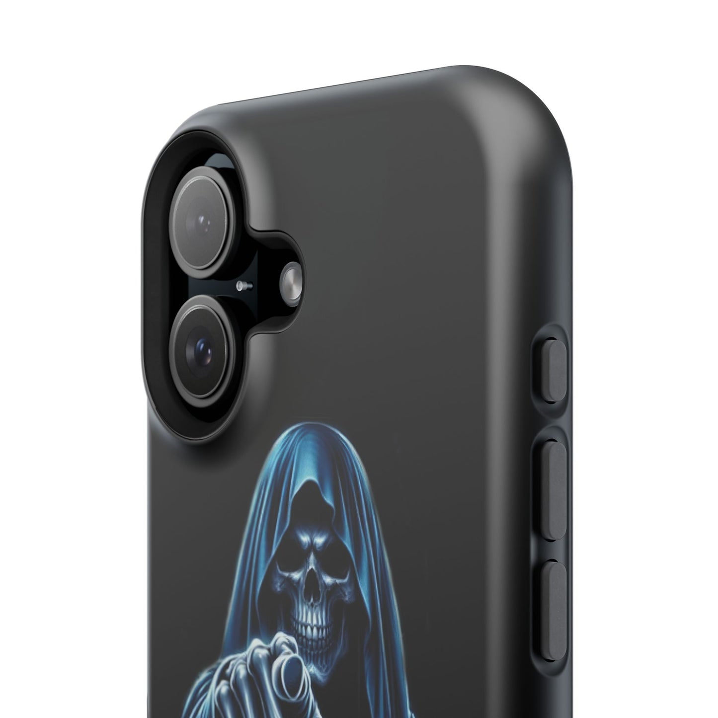 Gothic Magnetic iPhone Case: Don't Touch My Phone