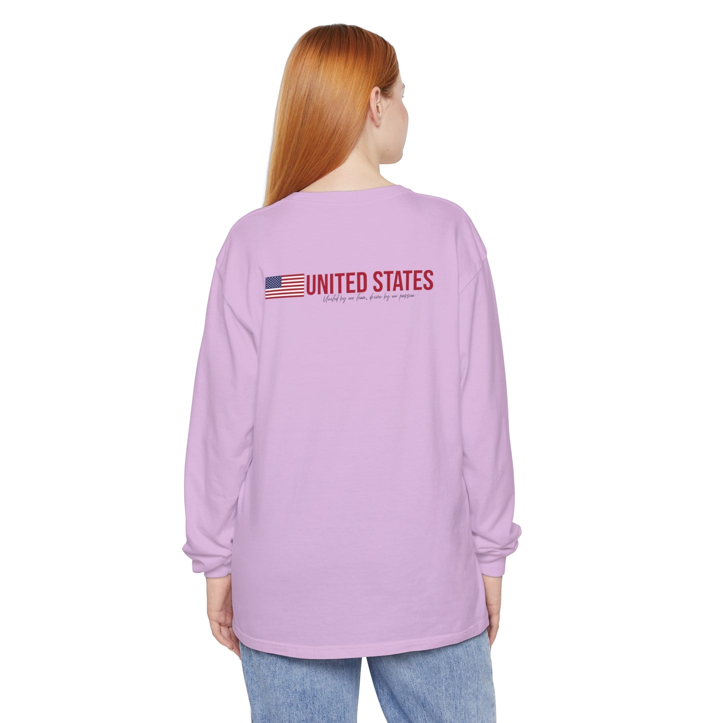 Patriotic Long Sleeve T-Shirt - One Nation, One Dream